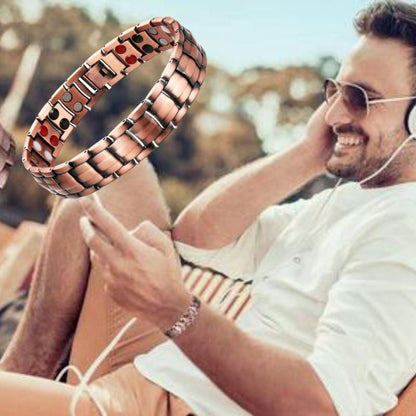 1+1 GRATIS - Pulsera magnética terapéutica para hombre